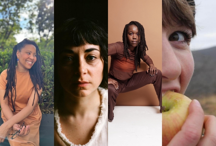 Collage of Sassy Ma'at, Beth Gill, CocoMotion, and Natalie Green