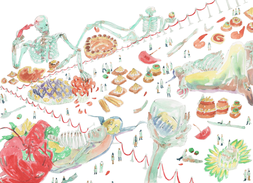 Illustration of Mireya Lucio’s essay from Being Work by Eileen Wolf Echikson.