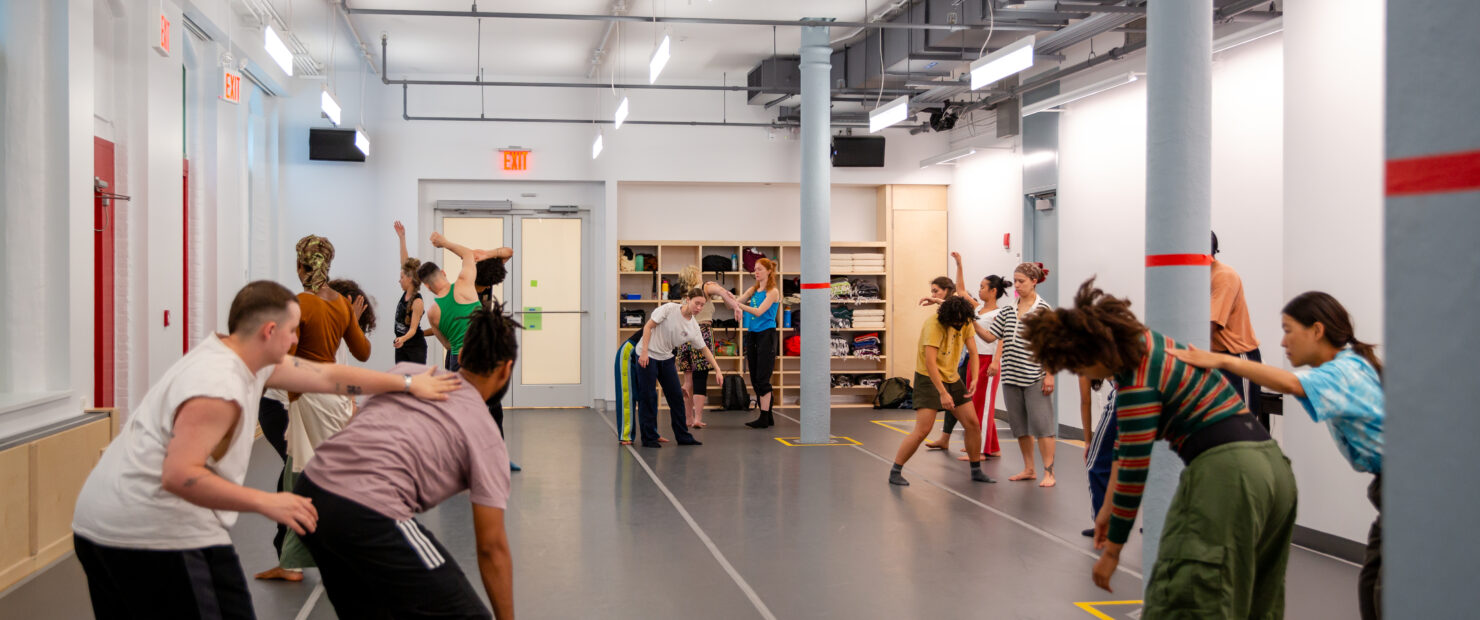 2025 Summer MELT with Jordan Demitrius Lloyd; several dancers in a studio.