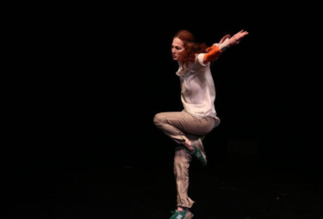 Jodi Melnick dancing. Photo by Paula Court.