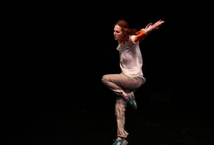 Jodi Melnick dancing. Photo by Paula Court.