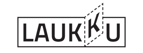 refers to a rectangular road sign saying LAUKKU where second 