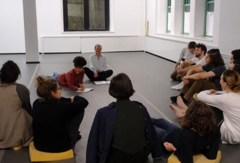 2019; Open Performance; feedback circle. Photo by Harry Shunyao Zhang.