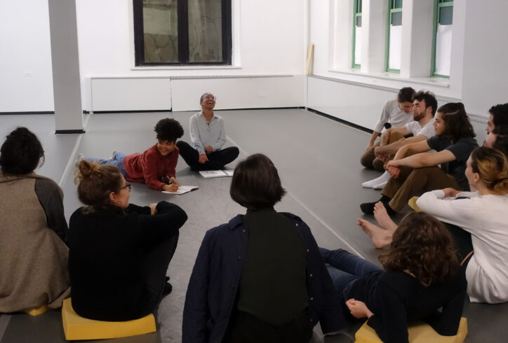 2019; Open Performance; feedback circle. Photo by Harry Shunyao Zhang.